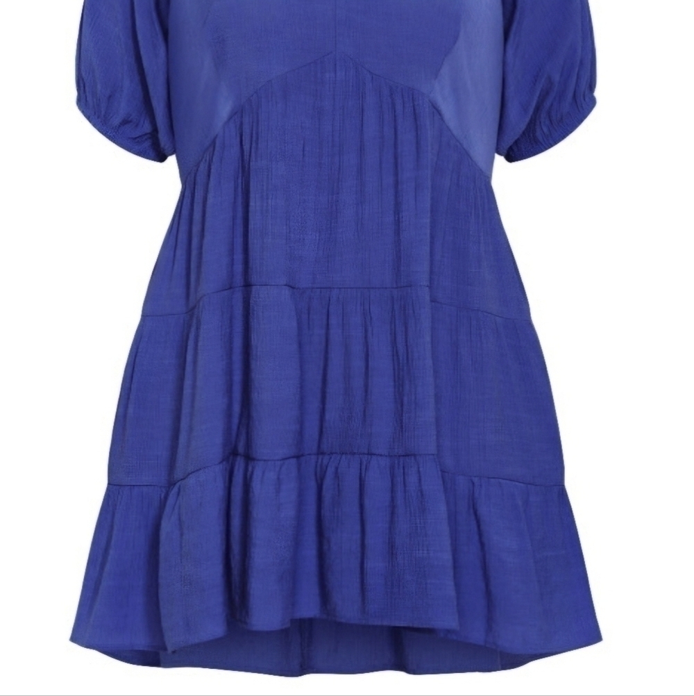 CITY CHIC Plus Size Kara Dress Marine Blue - Picture 4 of 6